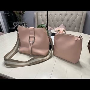 Pink/peach crossbody